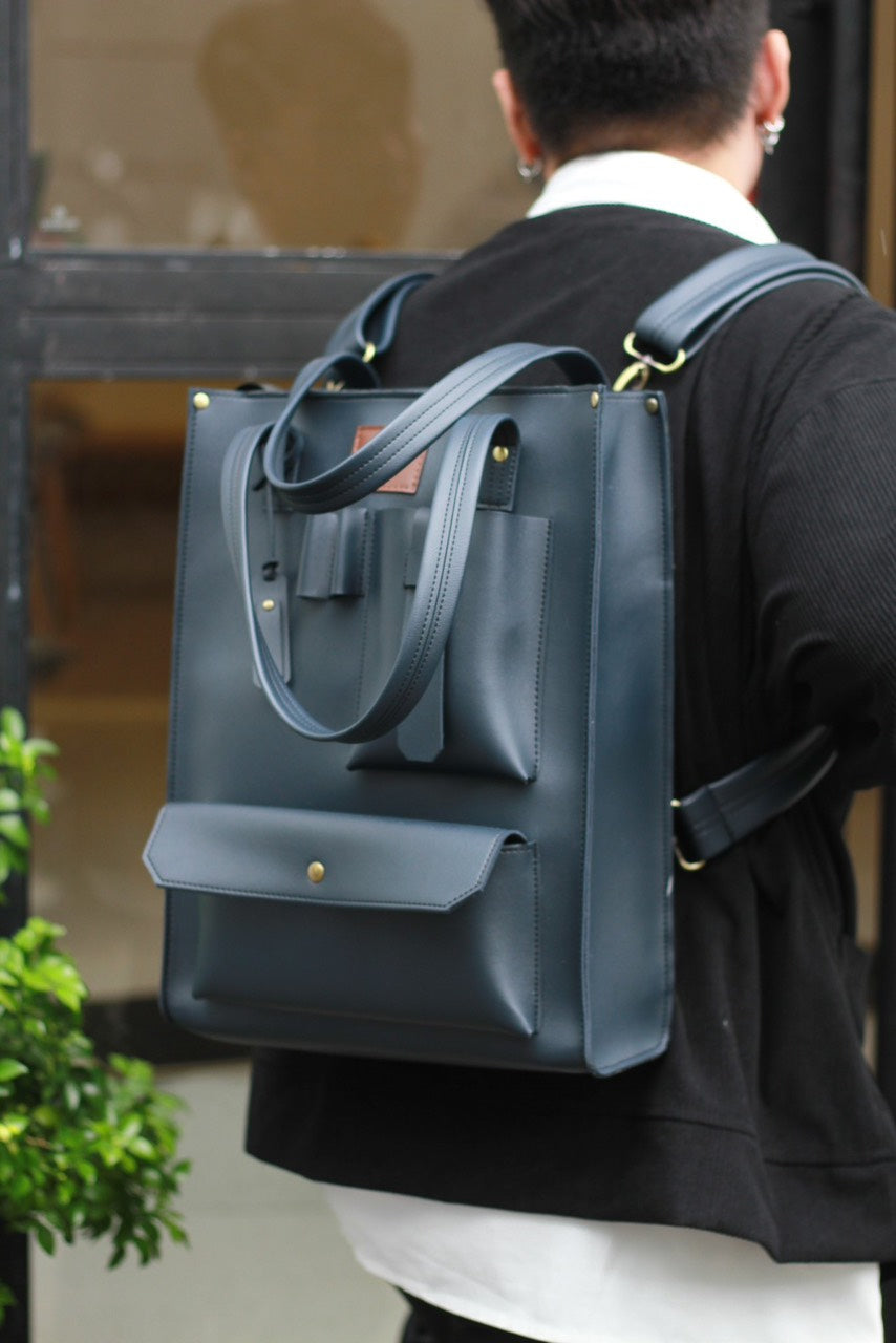 Versatote Leather Backpack