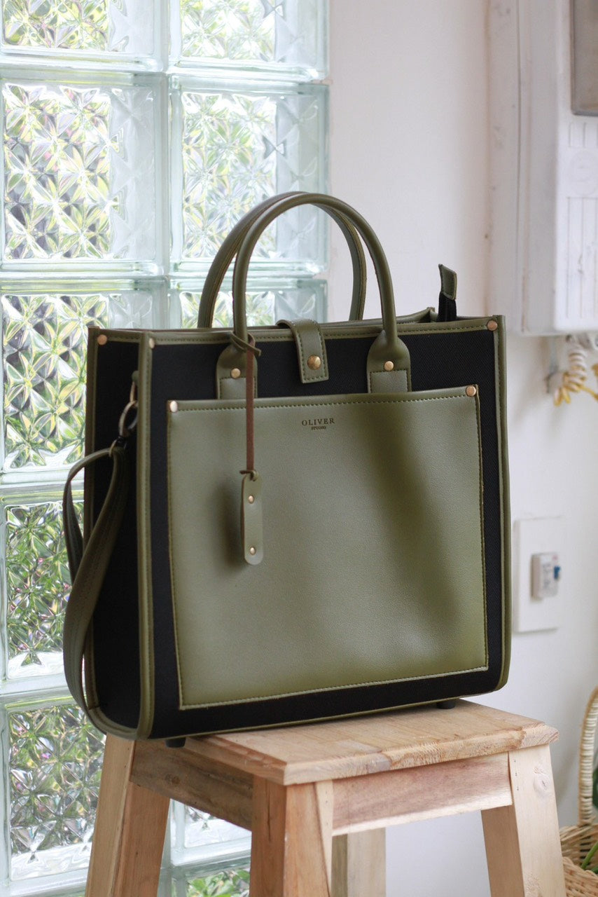 Elegance Leather Tote Bag